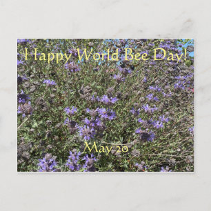 Happy World Bee Day! Postkarte