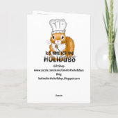 Happy World Pizza Makers Day | October 25th Karte (Rückseite)