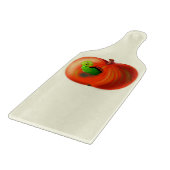 Happy Worm in Red Apple Schneidebrett (Ecke)