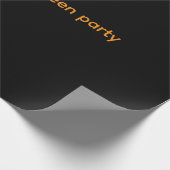 Happy Wrapping Paper Halloween party  Geschenkpapier (Ecke)