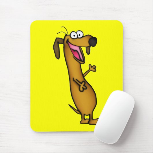 Happy Würstchen Mousepad (Mit Mouse)
