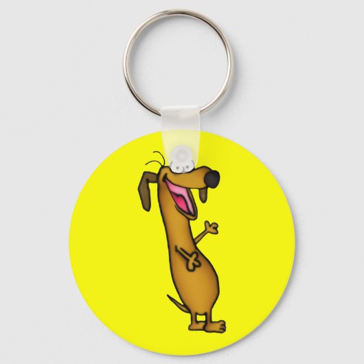 Happy Würstchen Schlüsselanhänger (Vorderseite)