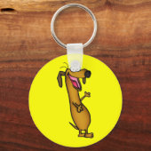 Happy Würstchen Schlüsselanhänger (Vorderseite)