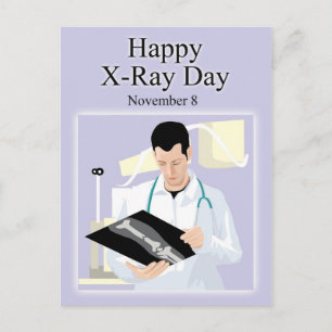 Happy X-Ray Day 8. November Postkarte