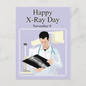 Happy X-Ray Day 8. November Postkarte (Vorderseite)