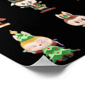 Happy Xmas Labubu Lover Cute Labubu The Monsters C Poster (Ecke)