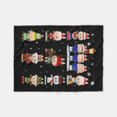 Happy Xmas Labubu Lover Niedlich Labubu The Monste Fleecedecke (Vorderseite (Horizontal))