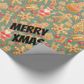 Happy Xmas Santa Geschenkpapier (Ecke)