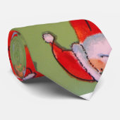 Happy Xmas Santa Krawatte (Gerollt)