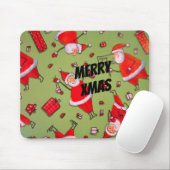 Happy Xmas Santa Mousepad (Mit Mouse)