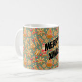 Happy Xmas Symbols Kaffeetasse (Vorderseite Links)