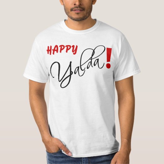 Happy Yalda! T-Shirt (Vorderseite)