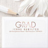 Happy Year EDITABLE COLOR Abschluss Address (Insitu)