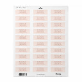 Happy Year EDITABLE COLOR Abschluss Address Label (Vorne)