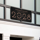 Happy Year EDITABLE FARBBBanner für Abschluss Banner (Äußeres Gebäude)