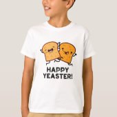Happy Yeaster Funny Bread Pub T-Shirt (Vorderseite)