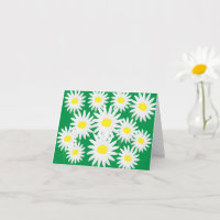 Happy Yellow and White Daises
