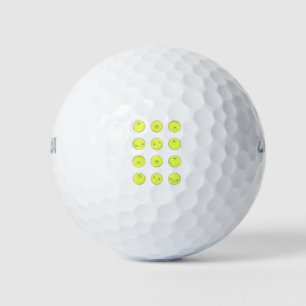 Happy Yellow Balls Golfball