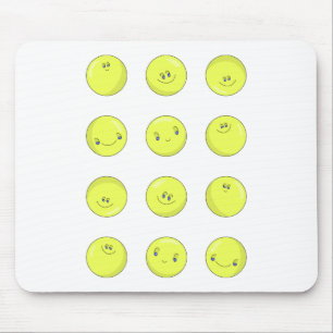 Happy Yellow Balls Mousepad