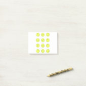 Happy Yellow Balls Post-it Klebezettel (Auf Schreibtisch)