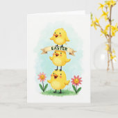 Happy Yellow Birds Celebration Card Karte (Gelbe Blume)