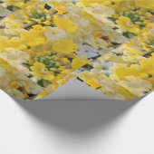 Happy Yellow Blooms Geschenkpapier (Ecke)