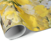 Happy Yellow Blooms Geschenkpapier (Rolleneckpunkt)