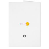 Happy Yellow Blooms - Song of Sol. 6:1 Grüß. Karte (Hinten)