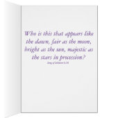 Happy Yellow Blooms - Song of Sol. 6:1 Grüß. Karte (Innen (Rechts))