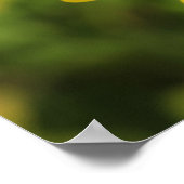 Happy Yellow Blume A3 Poster (Ecke)