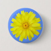 Happy Yellow Dandelion Image Button (Vorderseite)