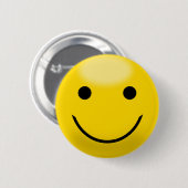Happy Yellow Face Button (Vorne & Hinten)
