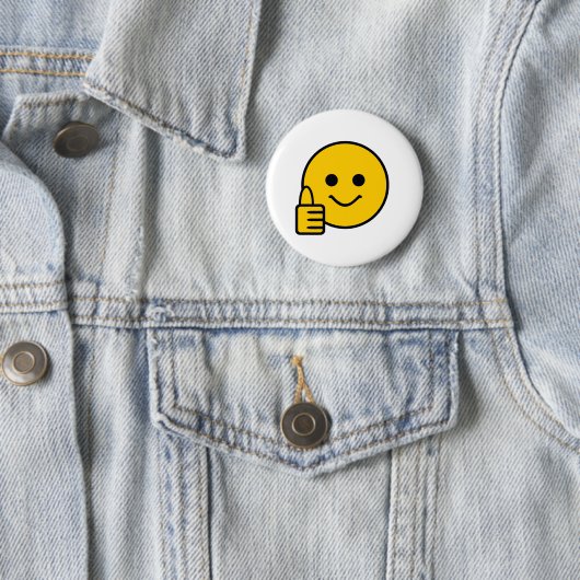Happy Yellow Face Button (Beispiel)