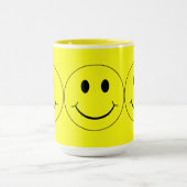 Happy Yellow Faces Big Tasse (Zentrum)