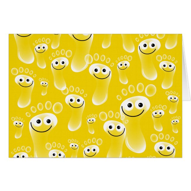 Happy Yellow Feet (Vorderseite (Horizontal))
