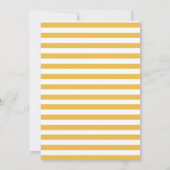 Happy Yellow Hello Sunshine Baby Dusche Einladung (Rückseite)