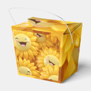 Happy Yellow Sunblumen Geschenkschachtel