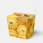 Happy Yellow Sunblumen Geschenkschachtel (Vorderseite)