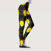 Happy Yellow Sunshine Fashion Leggings (Rechts)