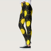 Happy Yellow Sunshine Fashion Leggings (Links)