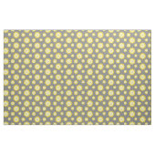 Happy Yellow Sunshine Grauer Hintergrund Stoff (Fat Quarter (45,7 x 55,9 cm))