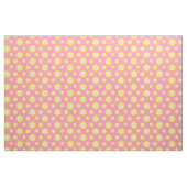 Happy Yellow Sunshine Rosa Hintergrund Stoff (Fat Quarter (45,7 x 55,9 cm))