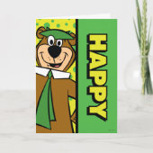 Happy Yogi Bear Karte (Vorderseite)