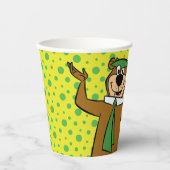 Happy Yogi Bear Pappbecher (Vorderseite)