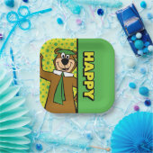 Happy Yogi Bear Pappteller (Party)