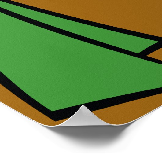 Happy Yogi Bear Poster (Ecke)