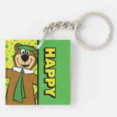 Happy Yogi Bear Schlüsselanhänger (Rückseite)