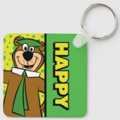 Happy Yogi Bear Schlüsselanhänger (Rückseite)