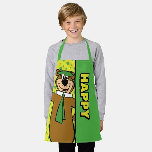 Happy Yogi Bear Schürze (Getragen)