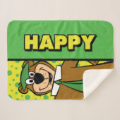 Happy Yogi Bear Sherpadecke (Vorderseite (Horizontal))